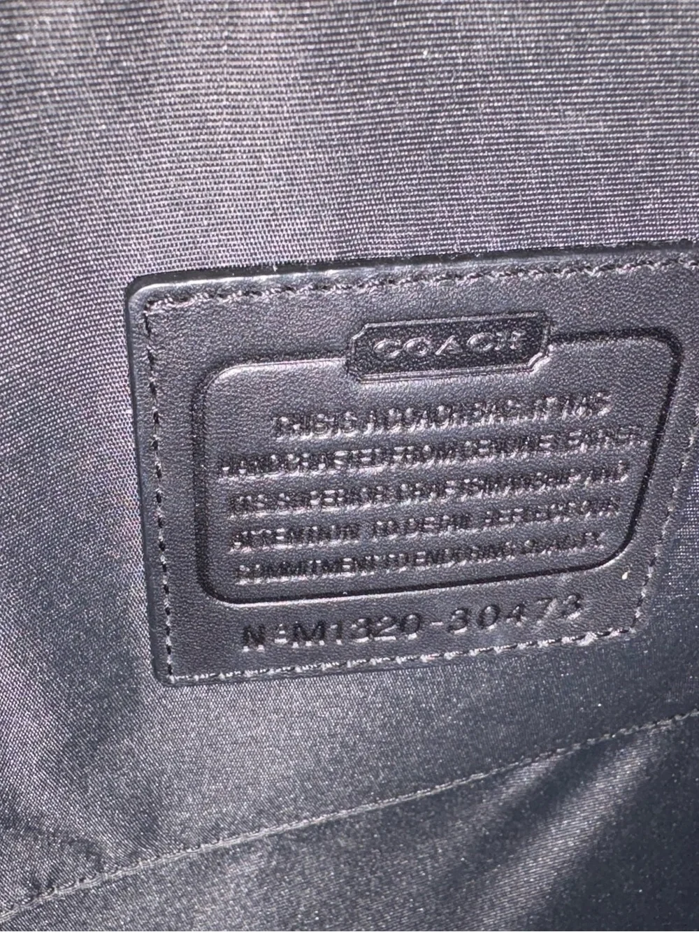 Coach elegant black